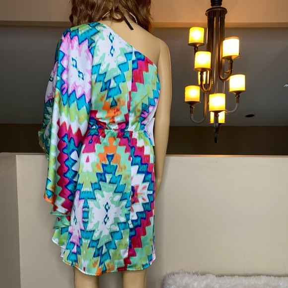 Laundry By Design One shoulder Mini Dress - Picture 4 of 16